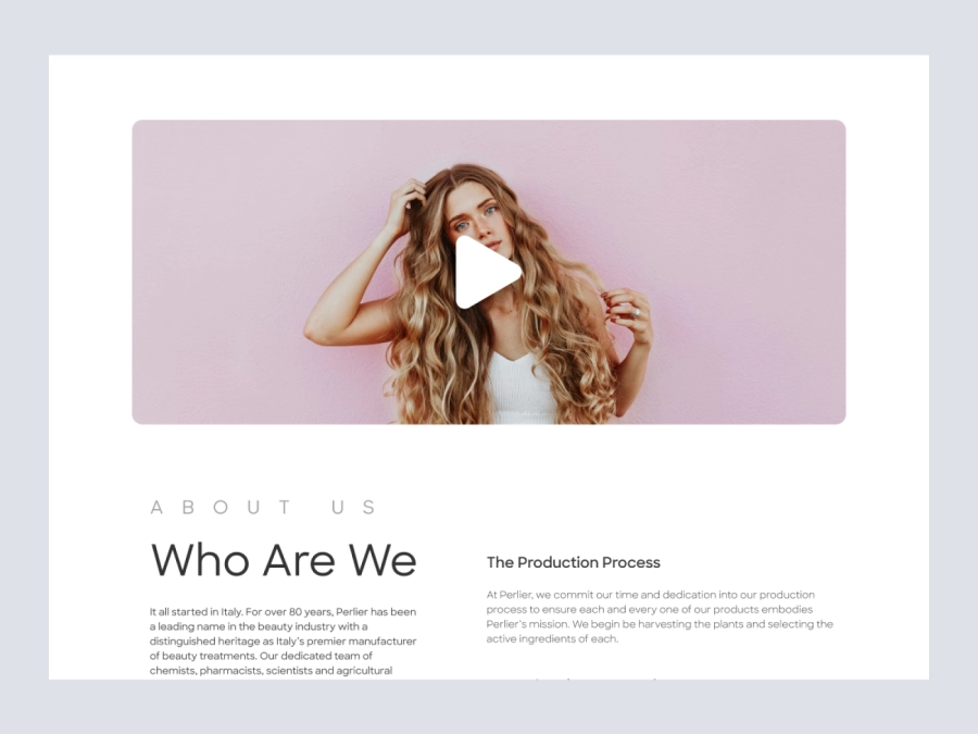 Download About us for Adobe XD