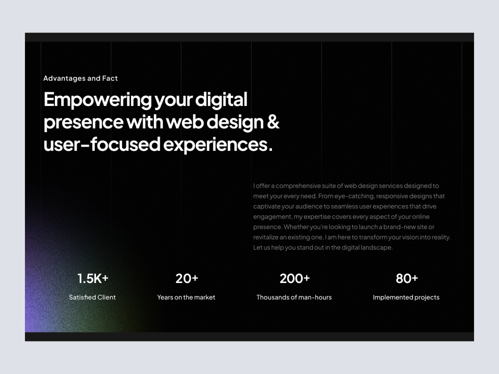 Albela - Freelancer Website Homepage Design for Adobe XD - screen 2