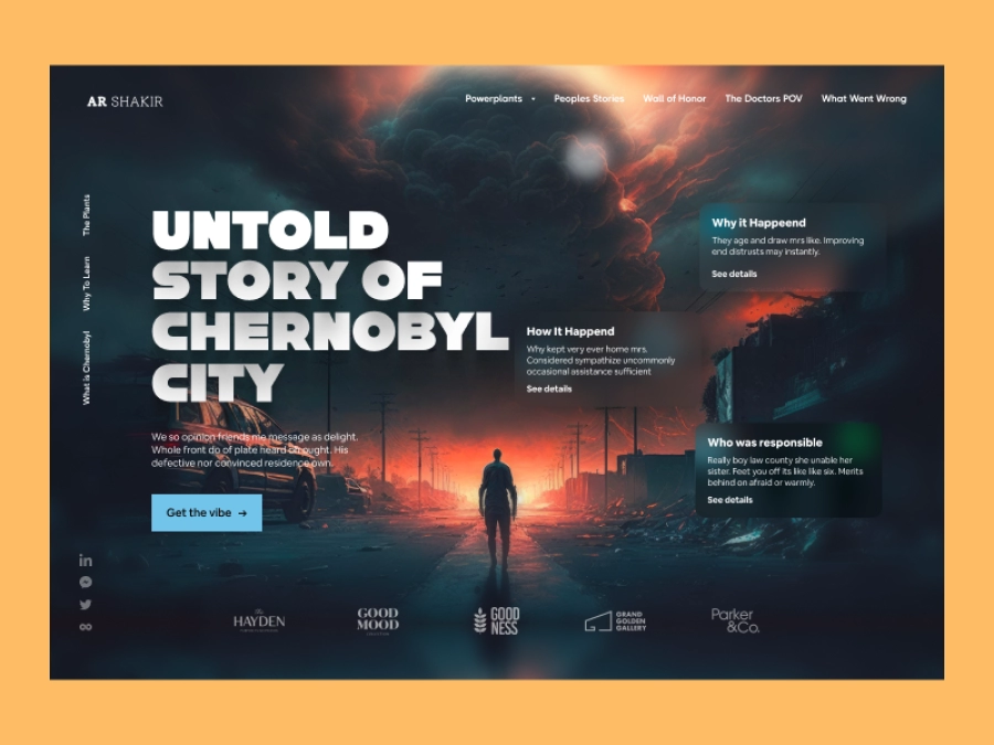 Chernobyl - Movie Header Freebie