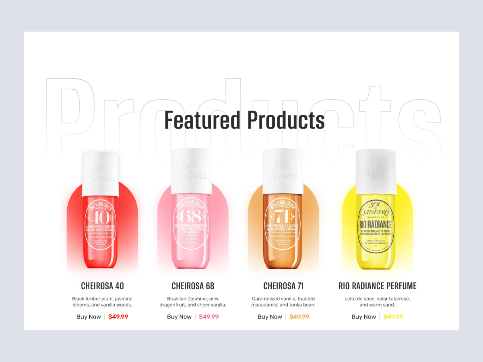 Chierosa - Cosmetics and Beauty Product Store for Adobe XD - screen 2