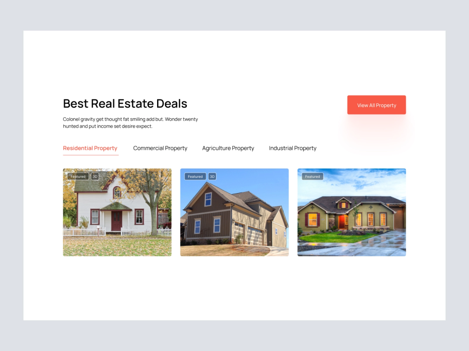 Construction Company / Real Estate Agency Website for Adobe XD - screen 5