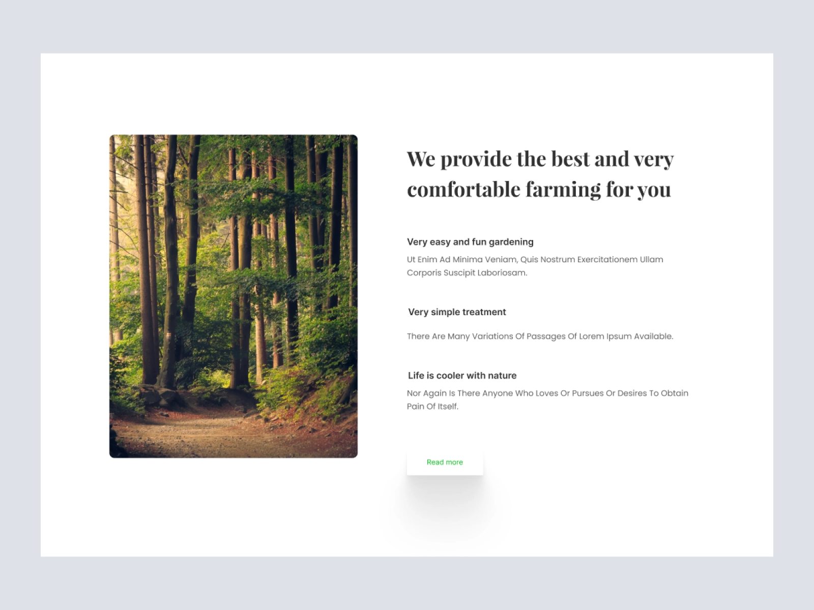 Digital Nursery - Nature Landing Page for Adobe XD - screen 2