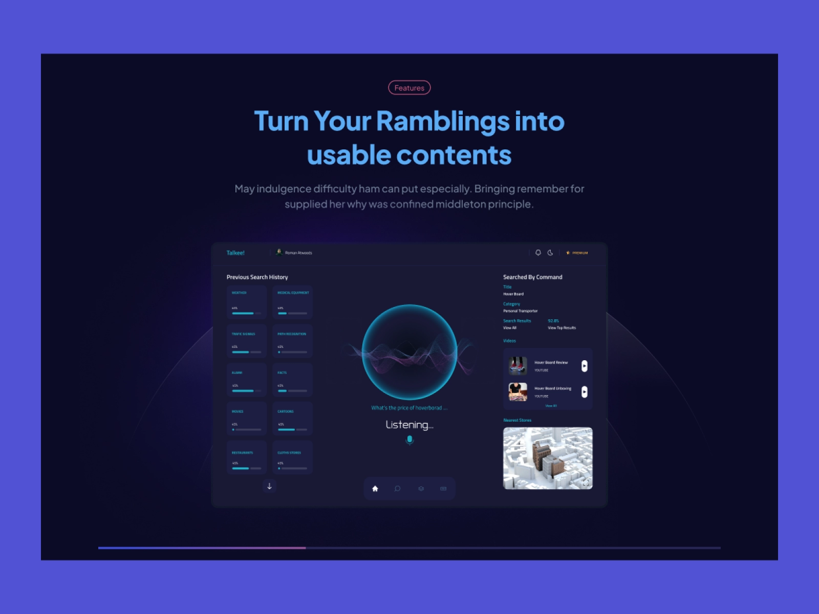 EasyNotes - AI Based Note Taking SaaS App Website Design | Adobe XD ...