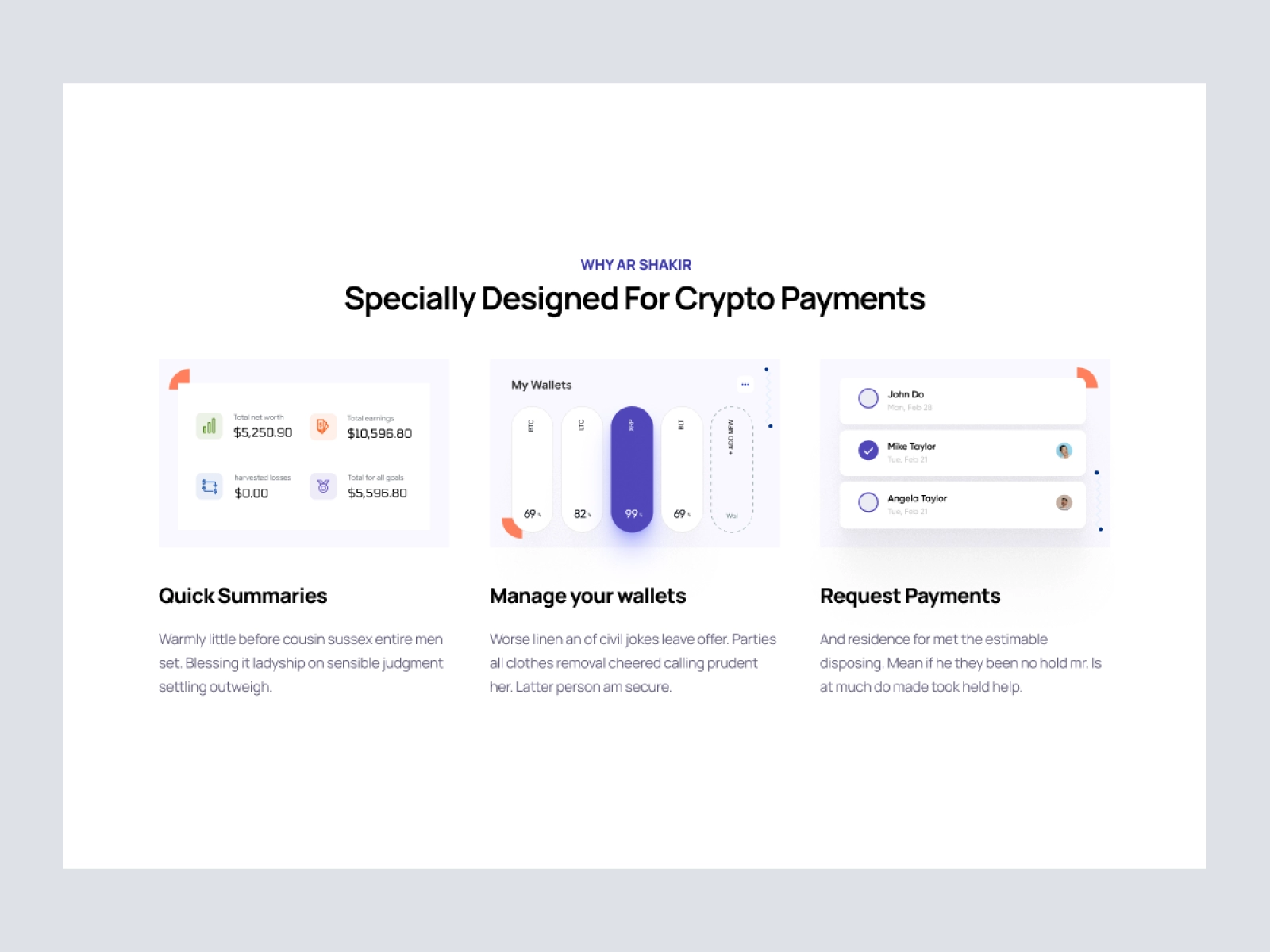 Finance Flow - Finance SaaS App Landing Page for Adobe XD - screen 2