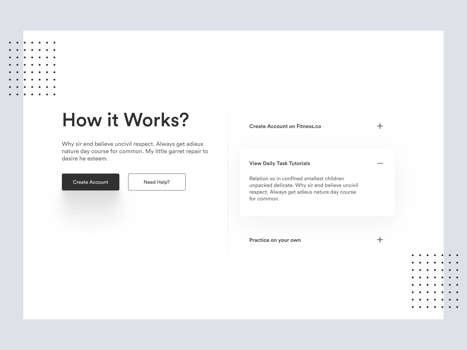 Fitness Trainer Website Design for Adobe XD - Screen 3 Fitness Trainer Website Design for Adobe XD - screen 3