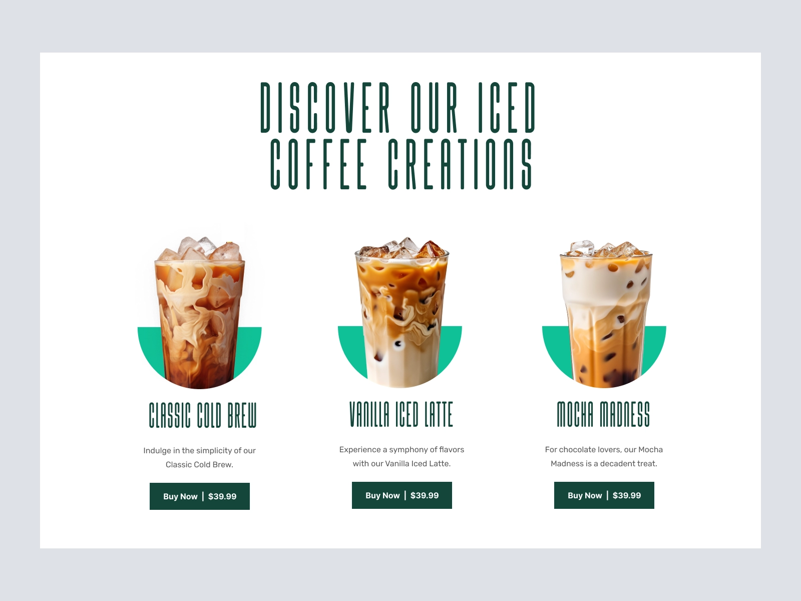 FrostBrew - Coffee and Tea Store for Adobe XD - screen 2