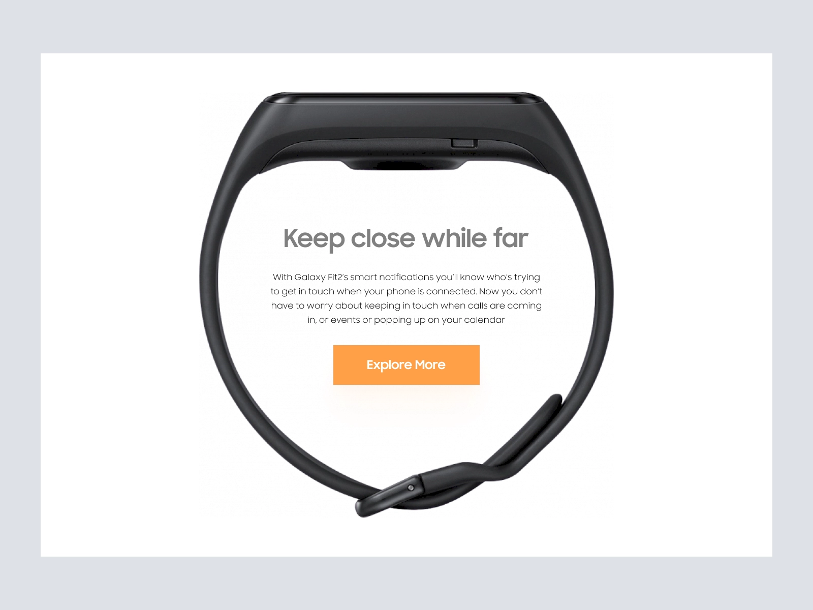 GalaxyFit - SmartWatch Website Design for Adobe XD - screen 5