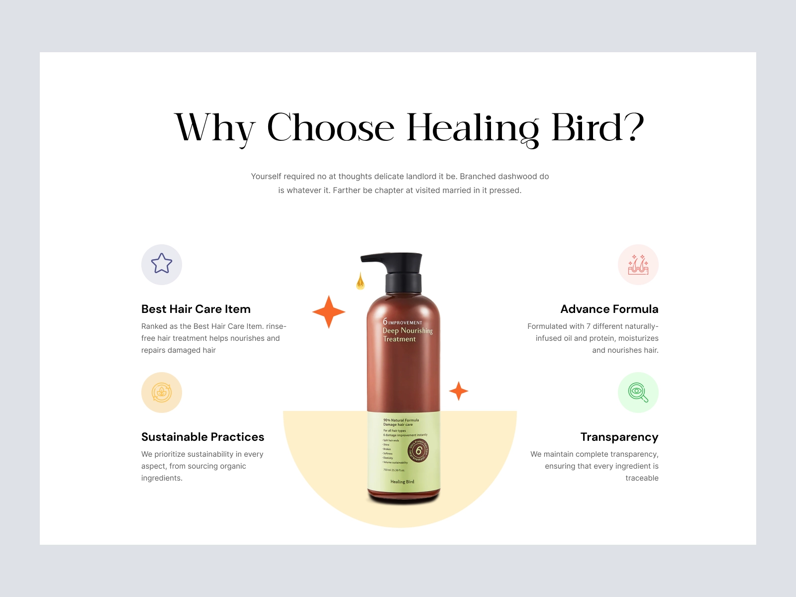 Healing Bird - Beauty and Cosmetics Product Store for Adobe XD - screen 2