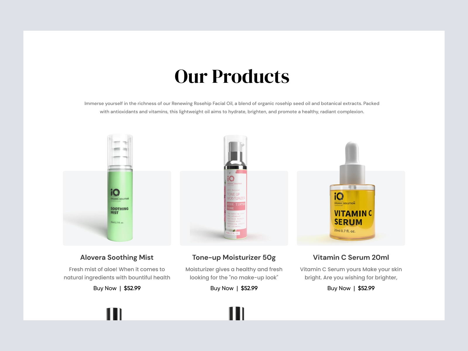 IQ - Shopify Cosmetics and Beauty Store for Adobe XD - screen 3