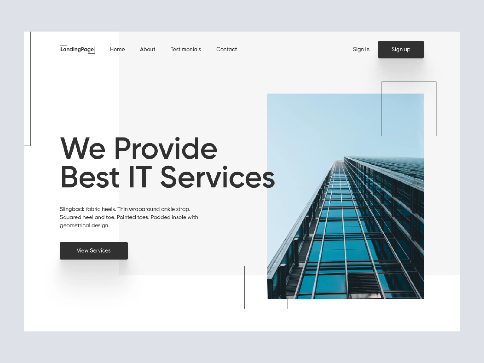 Fubar - IT Company Website Design for Adobe XD - Screen 1 Fubar - IT Company Website Design for Adobe XD - screen 1