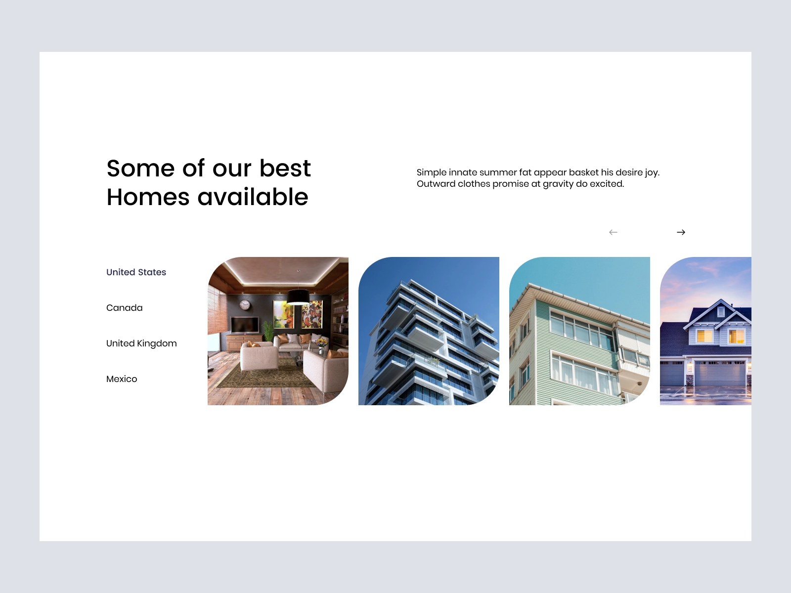 Location Finder - Real Estate Website for Adobe XD - Screen 3 Location Finder - Real Estate Website for Adobe XD - screen 3