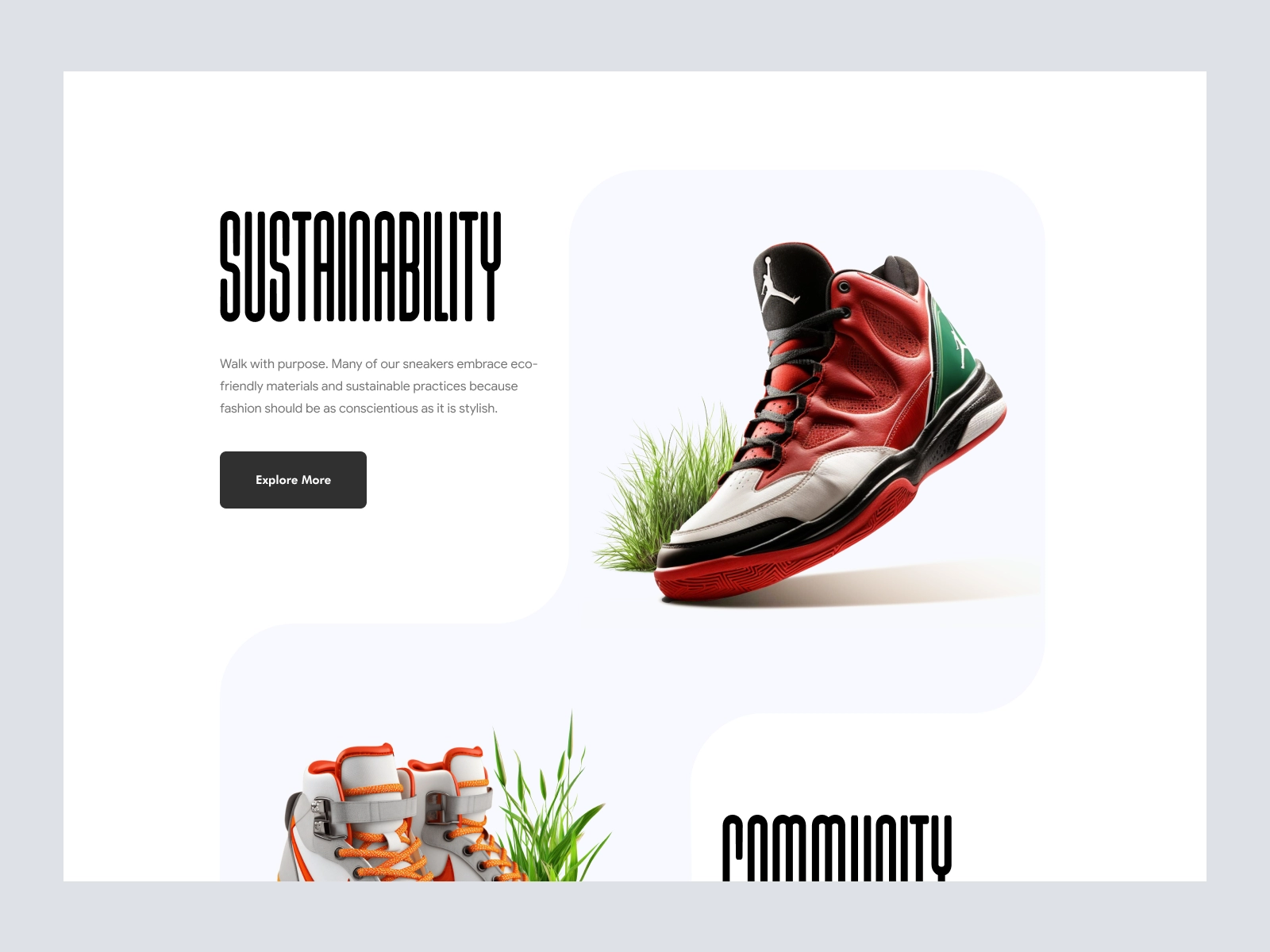 Low Retro - Shopify Website Design for Shoes Company for Adobe XD - screen 2