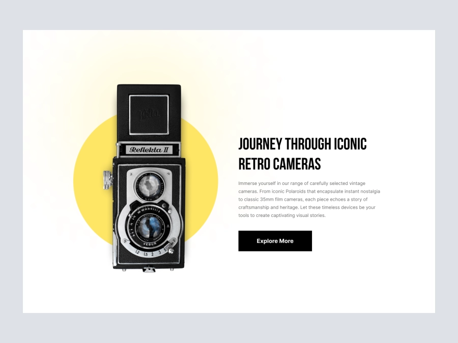 RetroLens - Camera Store for Adobe XD - screen 2