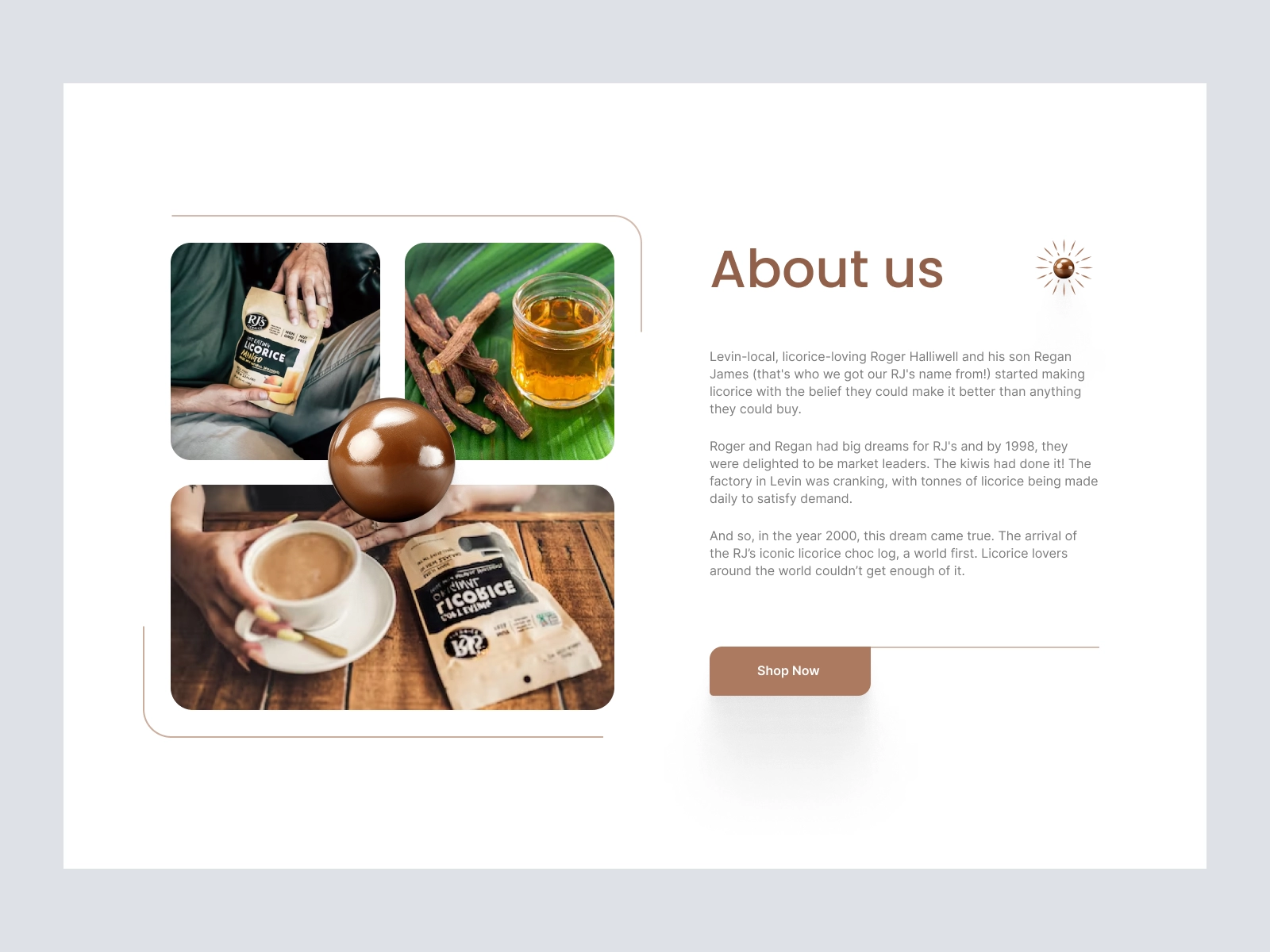 RJs - Tea and Coffee Store for Adobe XD - screen 2