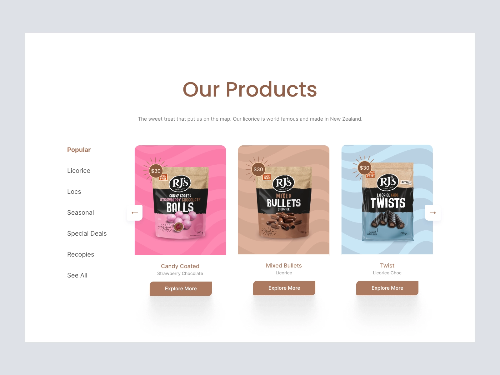 RJs - Tea and Coffee Store for Adobe XD - screen 4