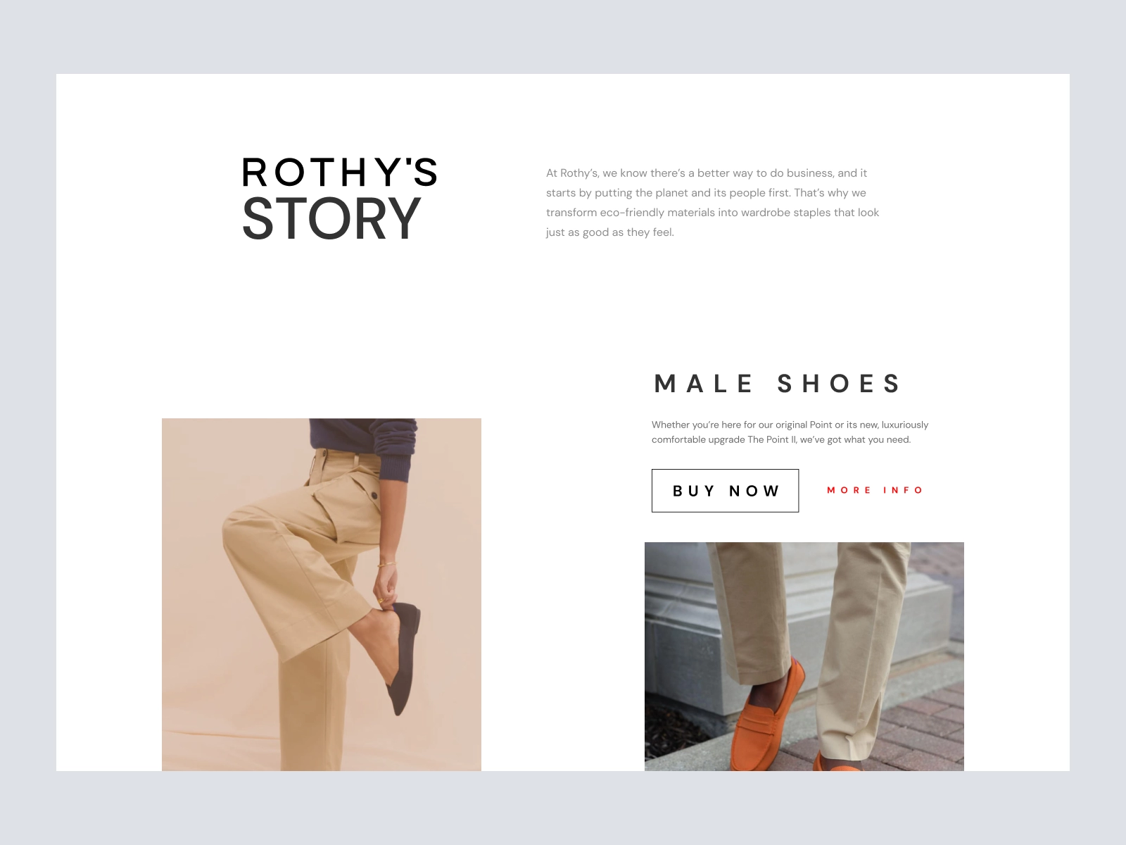 Rothy's - Women Fashion Store for Adobe XD - screen 2