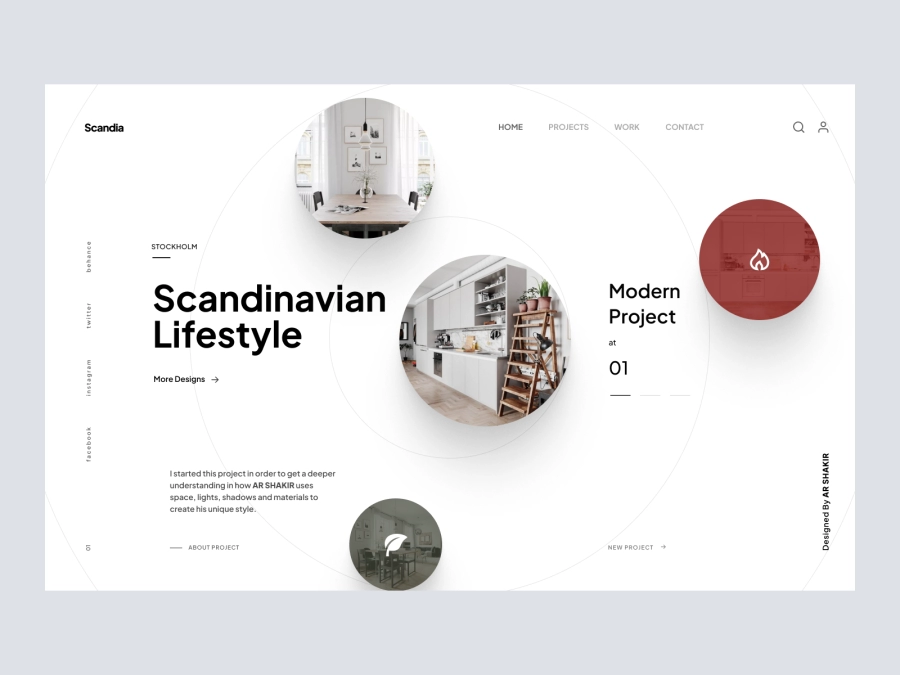 Scandia - Construction Company Website Design Hero