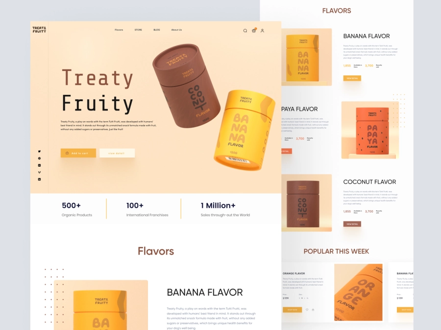 Download Shopify Website Design for Pet Product for Adobe XD