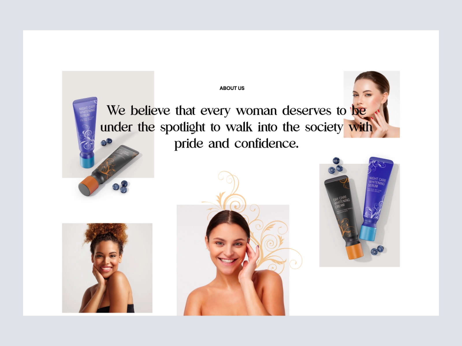 Trecci - Cosmetics Product Shopify Website for Adobe XD - screen 2