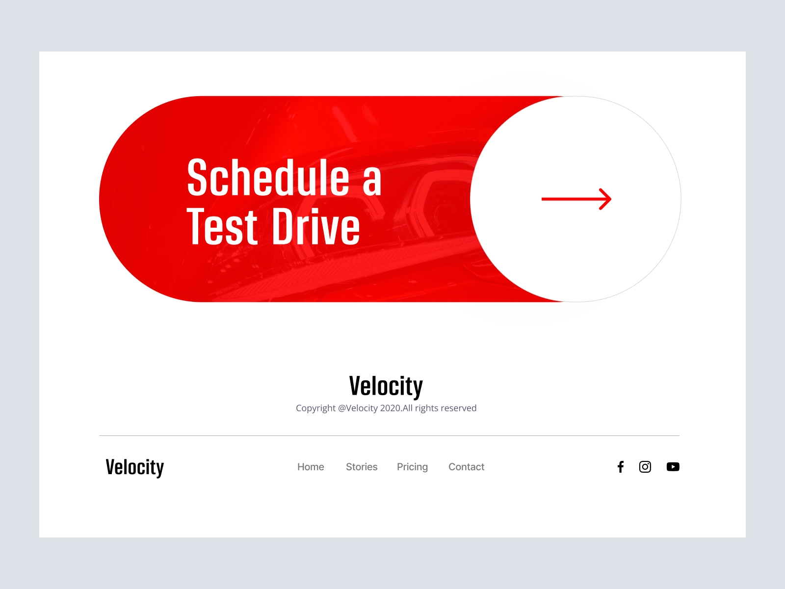 Velociy - Retro Cars Store Website Design for Adobe XD - screen 6