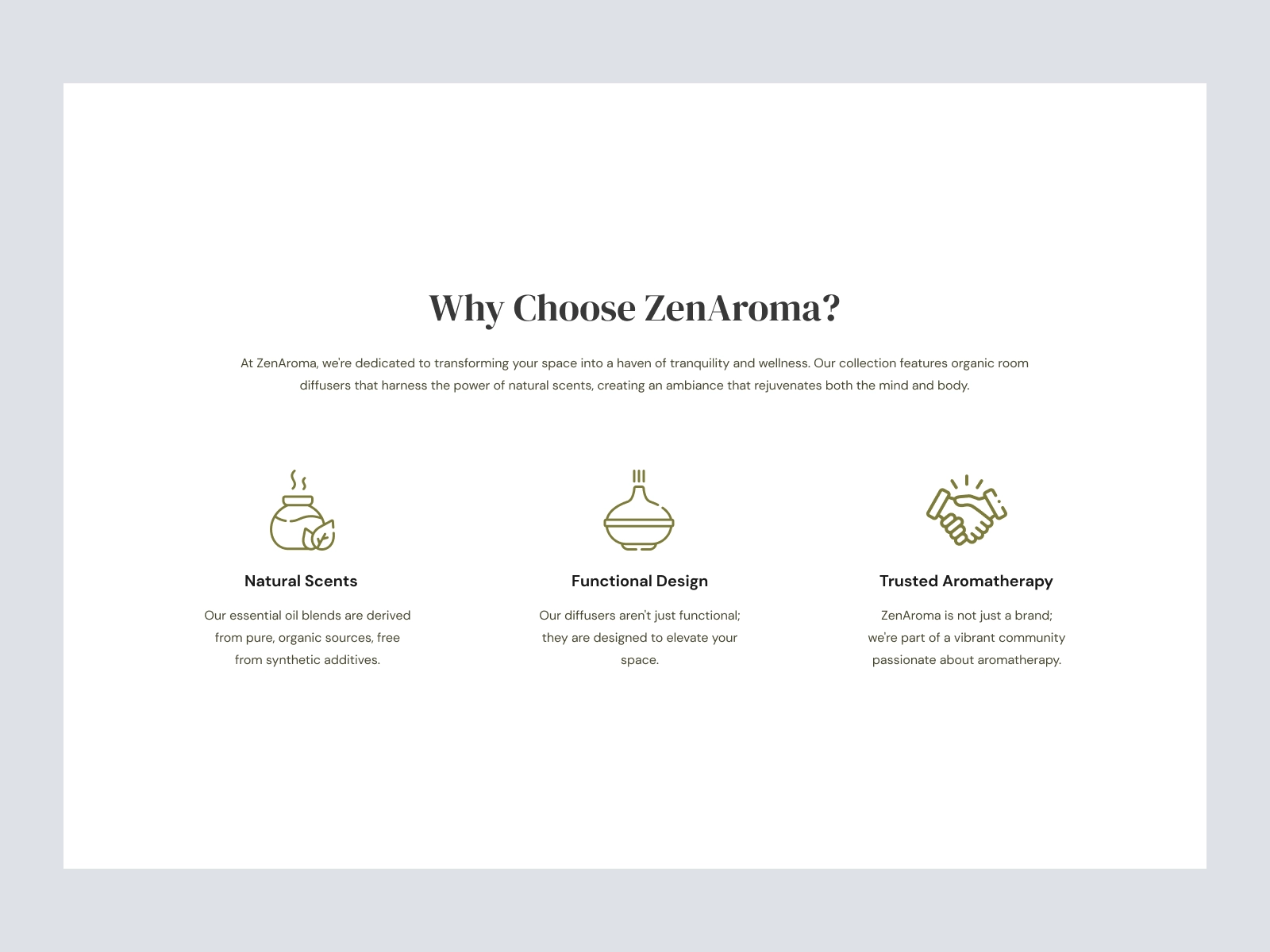ZenAroma - Organic Product Store for Adobe XD - screen 2