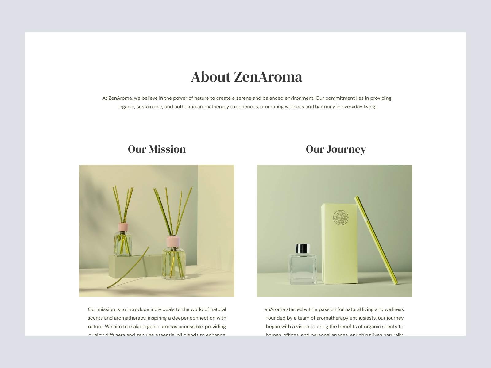 ZenAroma - Organic Product Store for Adobe XD - screen 3